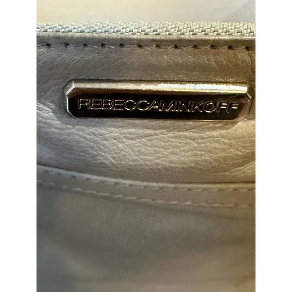REBECCA MINKOFF BIG MAC Gray  leather / silver hardware   Crossbody/clutch purse - Picture 12 of 16
